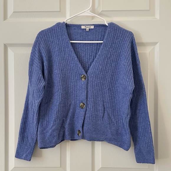 Cameron Ribbed Cardigan Sweater - Picture 1 of 3